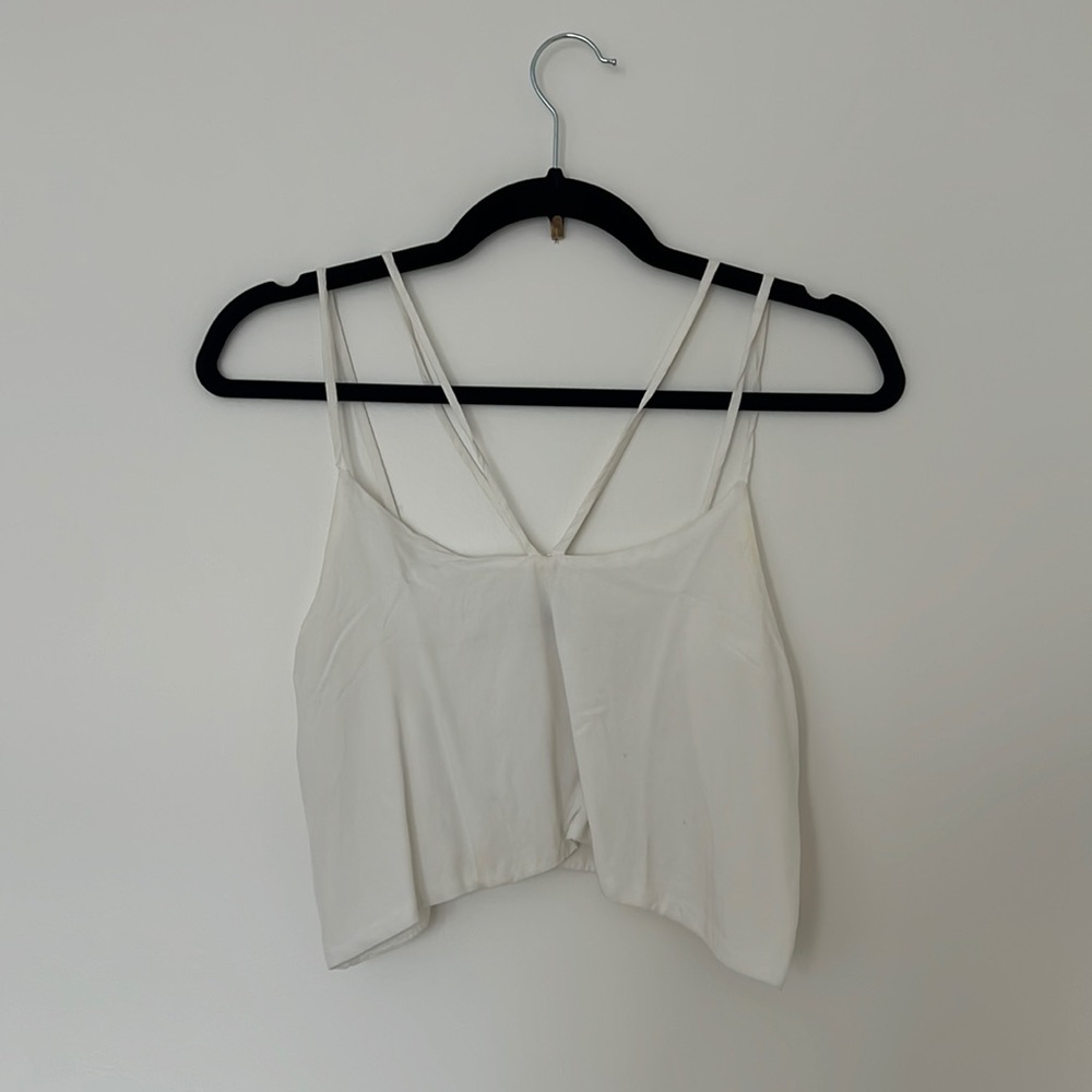 The Editors Market Strappy White Tank Top